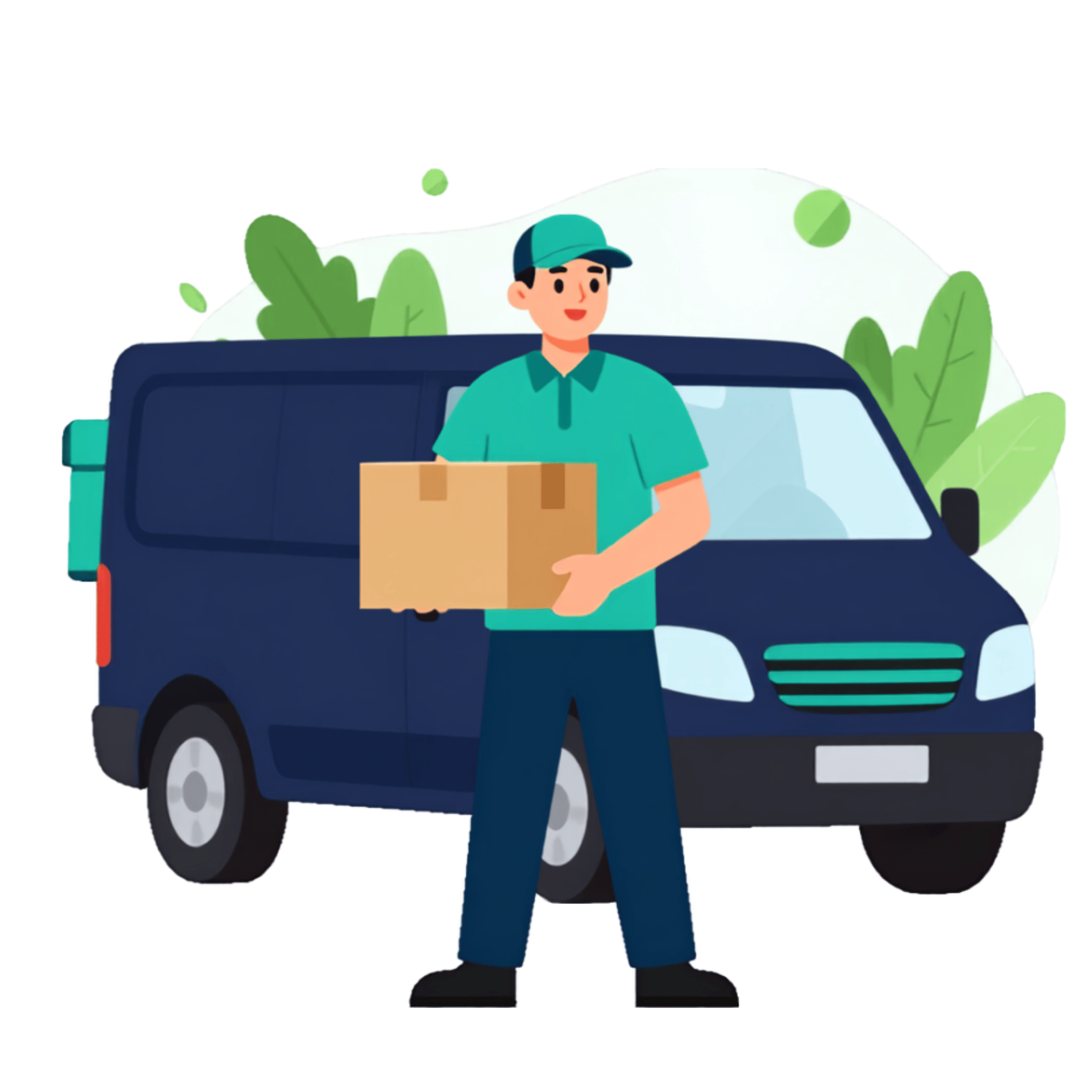 Medication delivery assistant with a parcel
